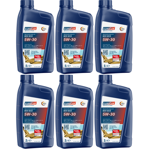 EUROLUB WIV ECO 5W-30 Motoröl 6x 1l = 6 Liter